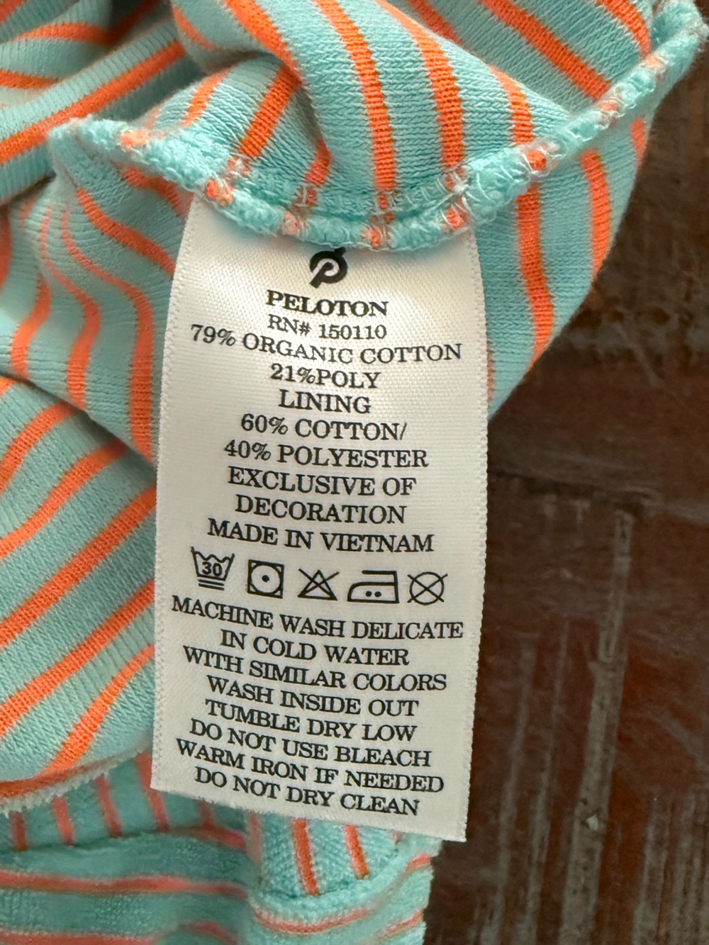 Peloton Striped Quarter Zip - Picture 7 of 7